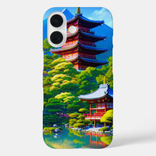 Shinto Serenity: The Garden’s Soul iPhone 16 Case