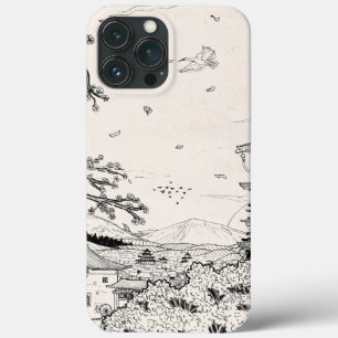 Shinto Shrine Fuji Edo Period Japan Shogun Inspire iPhone 13 Pro Max Case