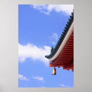 Shinto Shrine Roof Poster