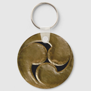 Shinto symbol key ring