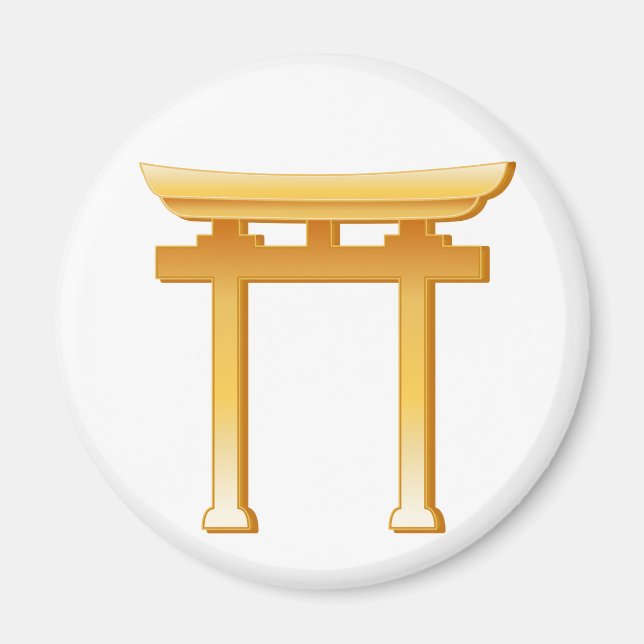 Shinto Torii Gate Magnet (Front)