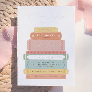 Shiny A New Chapter Cute Storybook Baby Shower