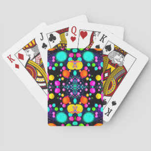shiny Abstract art Playing Cards