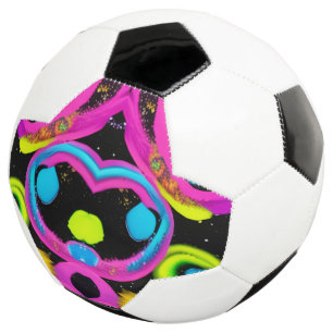 shiny Abstract art Soccer Ball
