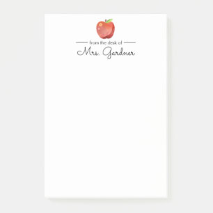 Shiny Apple Kindergarten Teacher Post-it Notes
