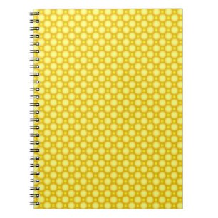 Shiny beads - yellow notebook
