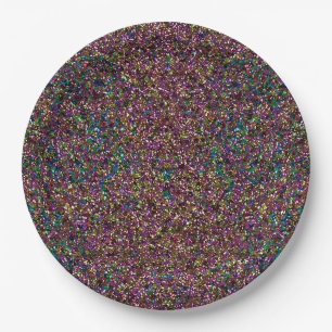 Shiny Bedazzled Flecks-PAPER PLATES