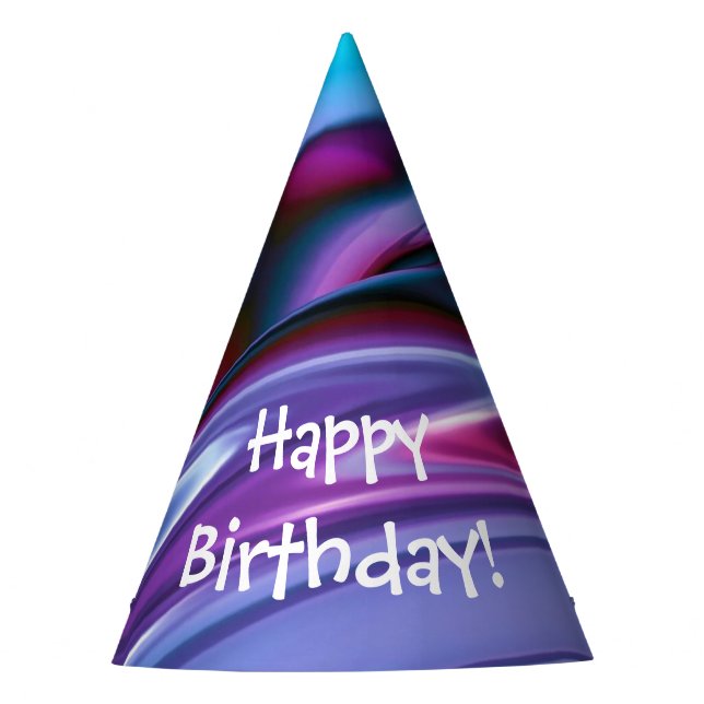 Shiny Birthday Party Hat (Front)