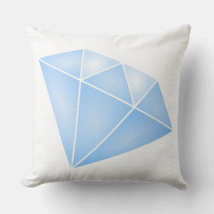 Shiny Blue Diamond Carat Cushion