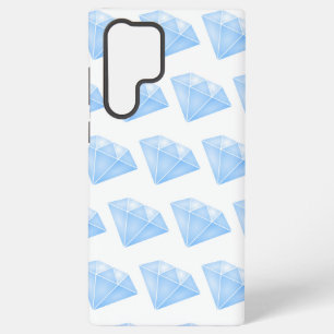Shiny Blue Diamond Carat Samsung Galaxy Case