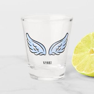 Shiny Blue Diamond Carat Shot Glass