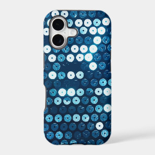 shiny blue sequins