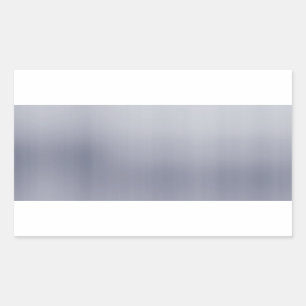 Shiny Brushed Aluminium Textured Rectangular Sticker