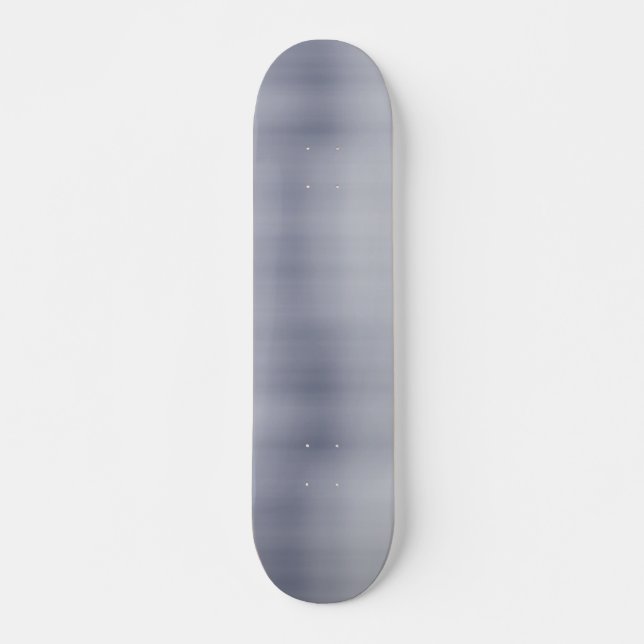 Shiny Brushed Aluminium Textured Skateboard (Front)