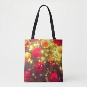 Shiny Christmas Ball Cluster Delight Tote Bag