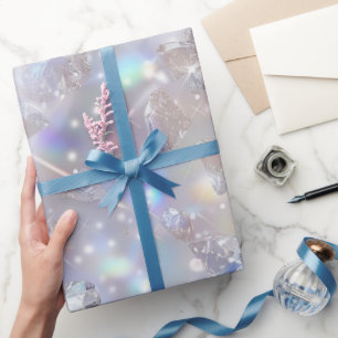 Shiny Clear Diamonds  Wrapping Paper