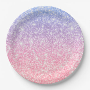 Shiny Coloured Paper Plate