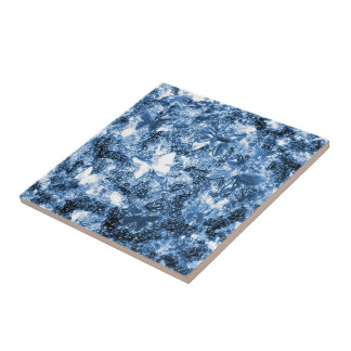 shiny colourful butterflies embossed on porcelain  ceramic tile