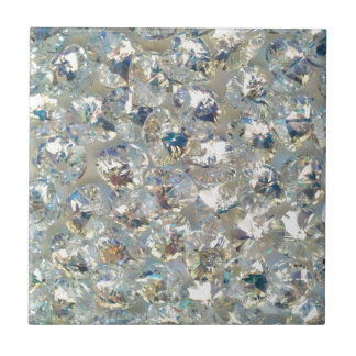 Shiny Crystals Ceramic Tile Trivet