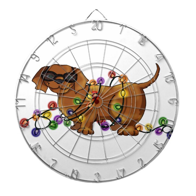 Shiny Dog Dartboard (Front)