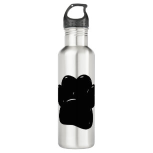 Shiny Dog Paw Print Drawing 710 Ml Water Bottle