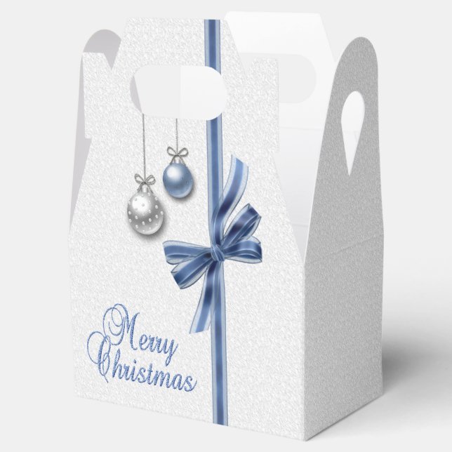 Shiny Elegant Christmas Balls Favour Box (Opened)
