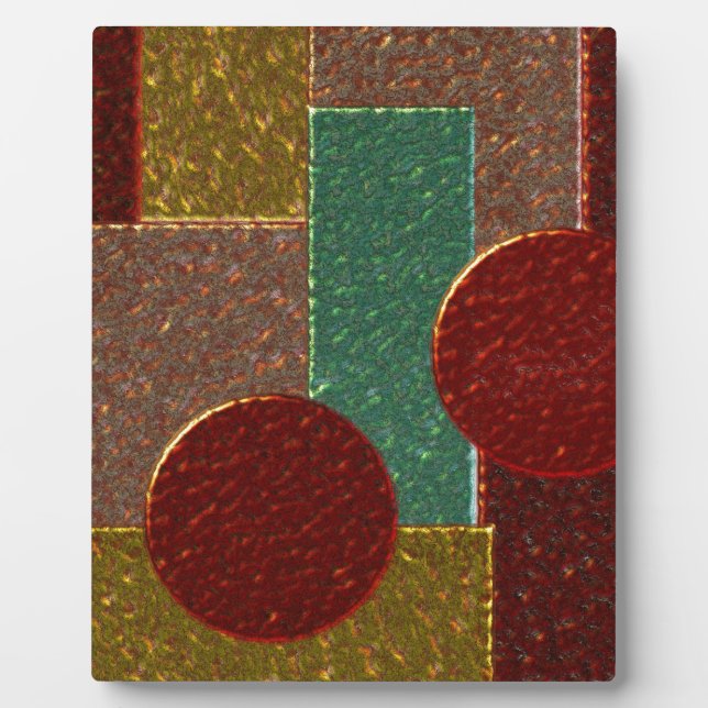 Shiny Emalie pattern Plaque (Front)