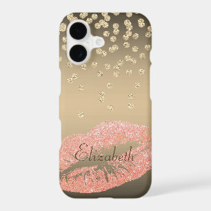 Shiny Foil Confetty Or Diamond ,Lips-Personalised