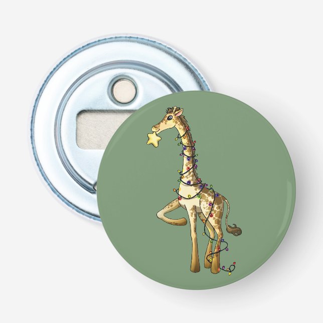 Shiny Giraffe Bottle Opener (Front)