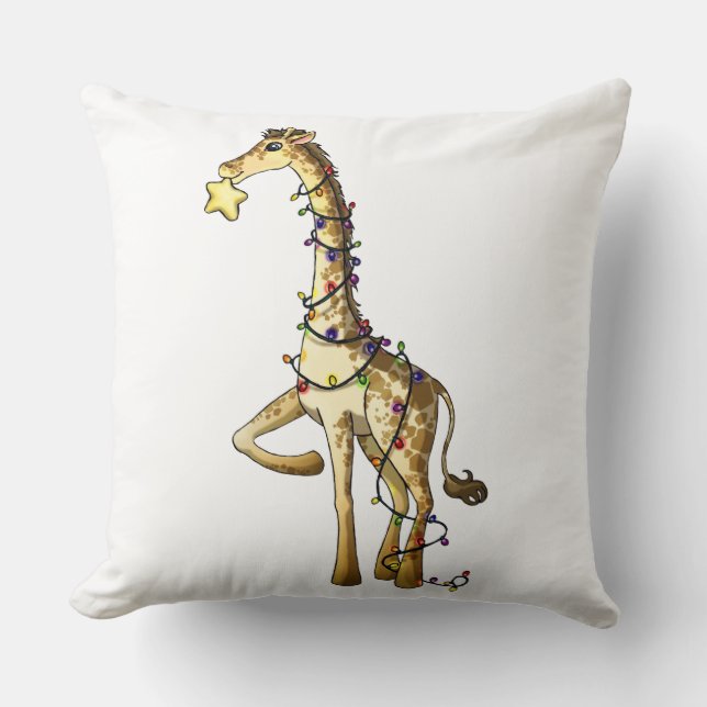 Shiny Giraffe Cushion (Front)