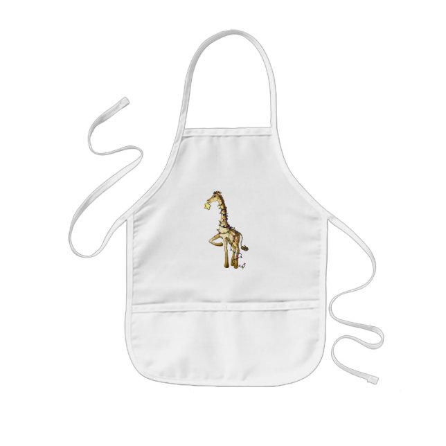 Shiny Giraffe Kids Apron (Front)