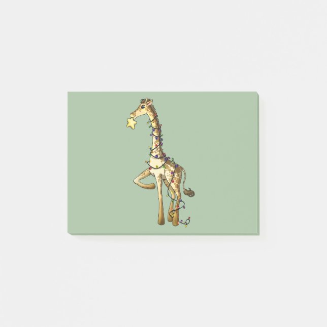 Shiny Giraffe Post-it Notes (Front)
