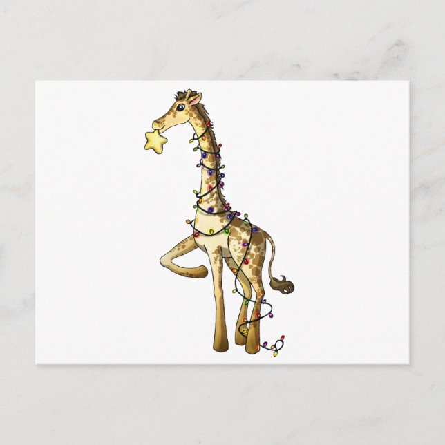 Shiny Giraffe Postcard (Front)