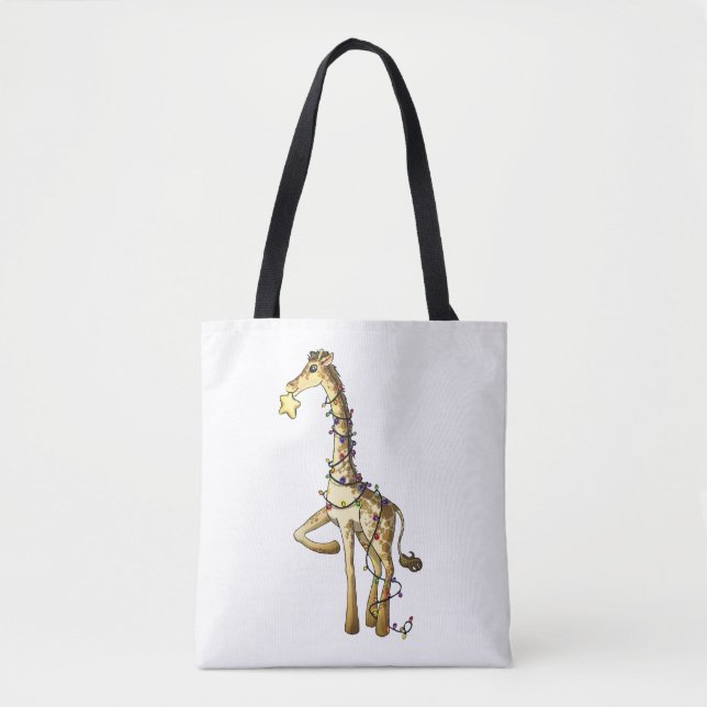 Shiny Giraffe Tote Bag (Front)