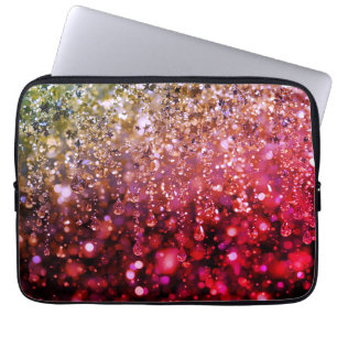 Shiny, Glittery Personalised Back to School Laptop Sleeve