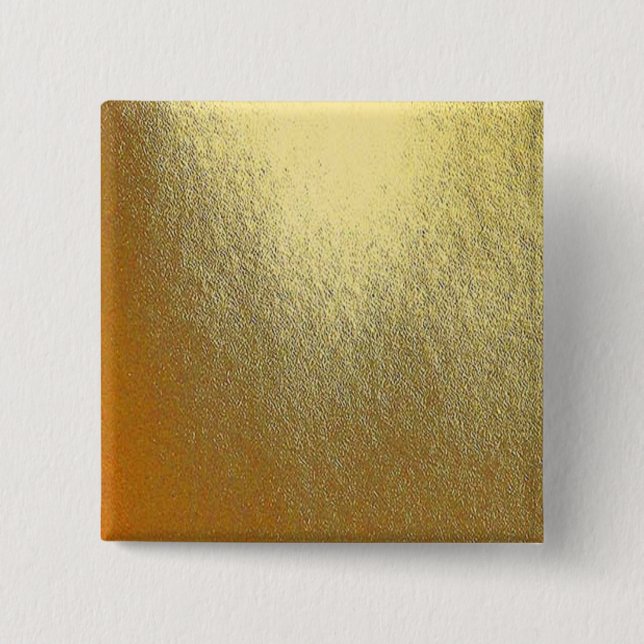 Shiny Gold Art 15 Cm Square Badge (Front)