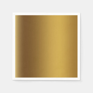 Shiny gold napkin