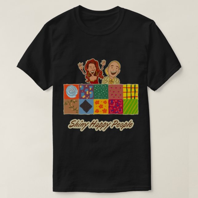 Shiny Happy People Classic T-Shirt (Design Front)