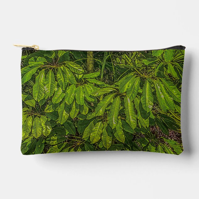 Shiny Leaves in Sunlight  Accessory Pouch (Front)