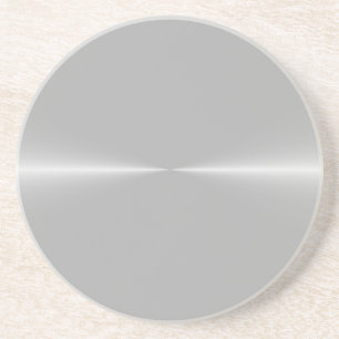 Shiny Like Steel Metal Background Template Coaster