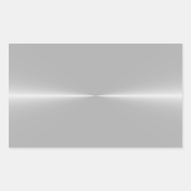 Shiny Like Steel Metal Background Template Rectangular Sticker (Front)