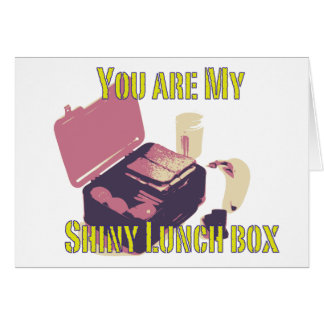 shiny lunch box card