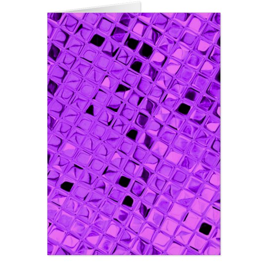 Shiny Metallic Amethyst Purple Grape Diamond Card