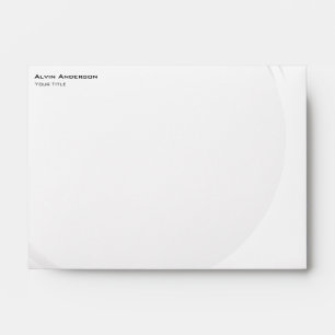 Shiny Metallic Customisable any Text Envelope