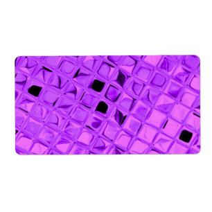 Shiny Metallic Look Glitter Glamour Purple Metal