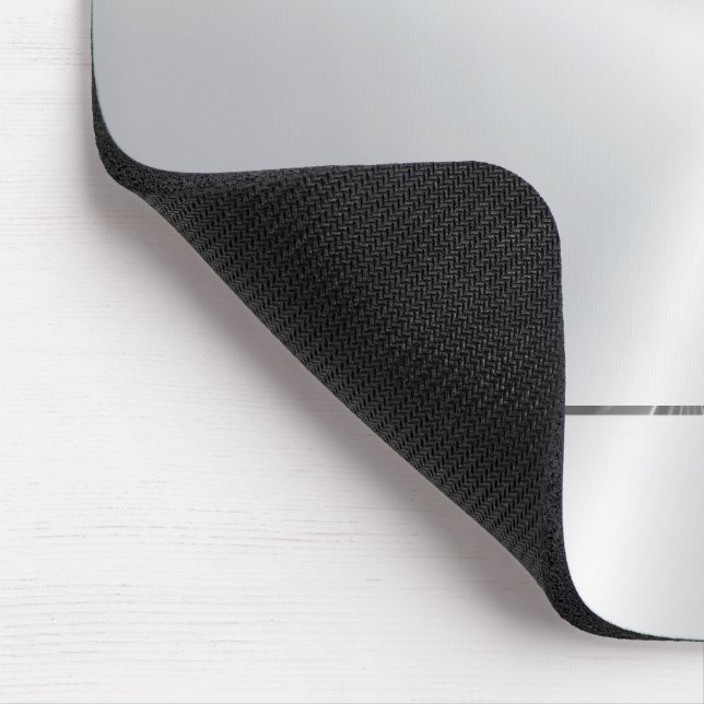 Shiny metallic silver texture background mouse pad (Corner)