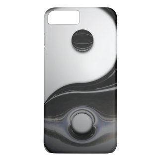 Shiny Metallic Yin and Yang Symbol iPhone 8 Plus/7 Plus Case