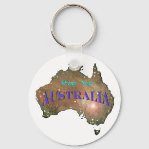 Shiny New Australia Key Ring