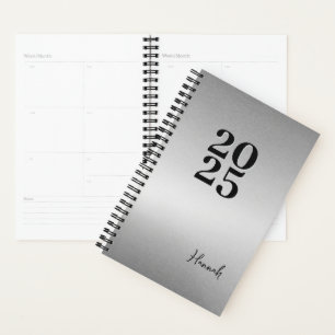 Shiny New Year   Personalised Day Planner Calendar