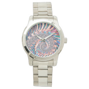 Shiny Pastel Fractal Watch